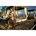 Plavky Liliana Terra-Avorio M-259 Brown-ecru (25) - Marko (3472060) - 2