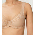Dámská podprsenka Modern Lace+Cotton W02 - BROWN - sv. béžová 00EP - TRIUMPH (3574487) - 2