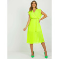 Šaty DHJ SK 1155.85 fluo žlutá (3394673) - 10