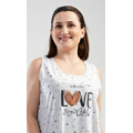 Dámská noční košile na ramínka Love (3444848) - 4
