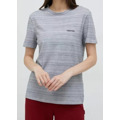 Dámské pyžamové triko QS6890E 5FQ šedobílá - Calvin Klein (3711020) - 1