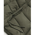 Krátká dámská zimní bunda v khaki barvě (TY043-29) (3542889) - 3