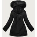 Červeno/černá teplá oboustranná dámská zimní bunda (w610) (3505696) - 6