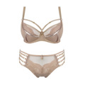 Dámské kalhotky brazilky DEZIRO 19025 BEIGE (3456464) - 2