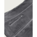Tmavě šedá plyšová dámská vesta (HH003-2) (3558966) - 2