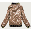Karamelová dámská bunda bomber  (B9798-46) (3244098) - 3