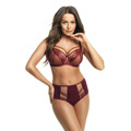Dámské kalhotky Brasiliana Paradise K498 Maroon - Gorsenia (3485038) - 4