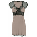 Dámská noční košile Paulina Cappucino-Black - Dkaren (3491227) - 1
