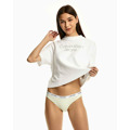 Dámské kalhotky D1618E 5XE bílá/žlutá - Calvin Klein (3617294) - 1