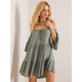 Dámské šaty-TW-SK-BI-80840.20 khaki (3336042) - 9