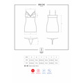 Košilka 818-CHE chemise - Obsessive (558086) - 2