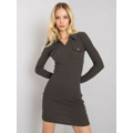 Šaty RV SK 7435.38 tmavá khaki (3435911) - 10
