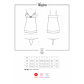 Košilka Wonderia chemise - Obsessive (428982) - 2