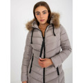 Dámský kabát NM KR P22 6678 1.18P tmavě lila (3567850) - 8