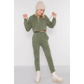 Teplákové kalhoty 15891 khaki (2928666) - 6