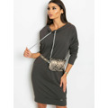 Šaty RV TU 4444.30P tmavá khaki (3345388) - 2