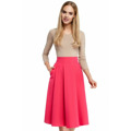 M302 Midi skater sukně - šedá (3585826) - 9