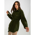 Dámský kabát EM PL 2939 85 khaki (3515373) - 5