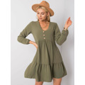 Šaty D50010F30264A khaki (3098745) - 2