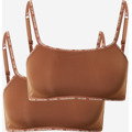 Nevyztužená braletka 2pack QD3806E BO8 bronzová/sandalwood - Calvin Klein (2903768) - 1