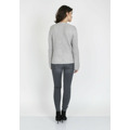 Dámský svetr Kylie SWE 117 Sweater Grey - MKMSwetters (3491143) - 2