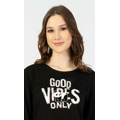 Dámská noční košile s dlouhým rukávem Good vibes (3091891) - 4