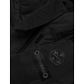 Černá dámská zimní bunda klokaního typu (b2361) (3091846) - 2