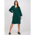 Dámské šaty Dress-EM-SK-604.10P-tmavě zelená (3285252) - 7