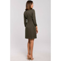 S217 Blejzrové šaty - khaki (3213995) - 12