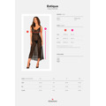 Elegantní košilka Estiqua long chemise - Obsessive (3607952) - 3
