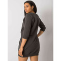 Šaty RV SK 6847.59P tmavá khaki (3440365) - 9