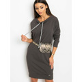Šaty RV TU 4444.30P tmavá khaki (3345388) - 12