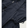 Tmavě modro-hnědá oboustranná dámská bunda parka (W580) (2918090) - 4