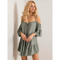 Dámské šaty-TW-SK-BI-80840.20 khaki (3336042) - 2
