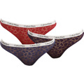 Krajkové brazilky 3-pack - QD3925E - W5G - Mix barev - Calvin Klein (3296004) - 1