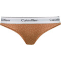Dámské kalhotky F3787E 796 hnědá/vzor - Calvin Klein (3612193) - 1