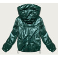 Zelená/béžová dámská oboustranná bunda (BH-2204BIG) (3243941) - 2
