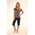 Dámské pyžamo De Lafense 491 Mia kr/r 3XL (2115765) - 1