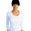 Bílá dámská košilka Emili Lena 2XL-3XL (1312194) - 2