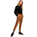 M460 Kalhoty Jogger s pruhovanými žebrovanými manžetami - šedé (3213864) - 8