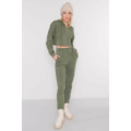 Teplákové kalhoty 15891 khaki (2928666) - 8