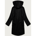 Černý dámský kabát plus size s kapucí (2728) (3243989) - 2
