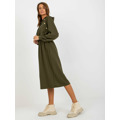 Dámské šaty RV SK 8336 khaki (3587567) - 2