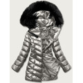 Stříbrná metalická dámská zimní bunda (5m778-401) (3490849) - 1