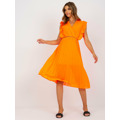Šaty DHJ SK 1155.85 fluo oranžová (3394675) - 1