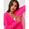 Dámský svetr LC SW 8036 fluo růžový (3519259) - 8