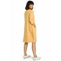 B083 Oversized šaty s přední kapsou - královská modř (3213746) - 5