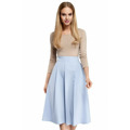 M302 Midi skater sukně - šedá (3585826) - 7