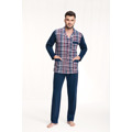 Pánské rozepínané pyžamo Luna 797 3XL-4XL (1225670) - 5