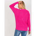 Dámský svetr LC SW 0321 fluo růžový (3519124) - 17